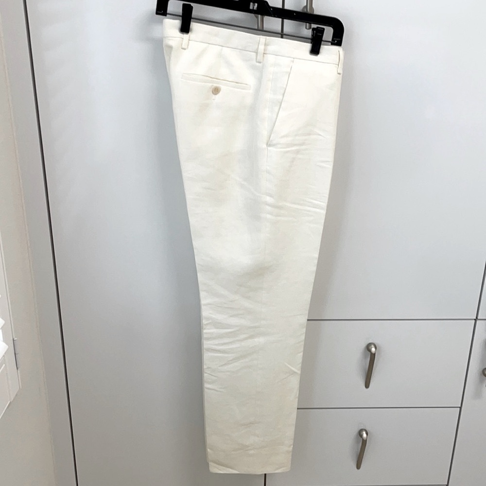 Men's Cream Dress Pants